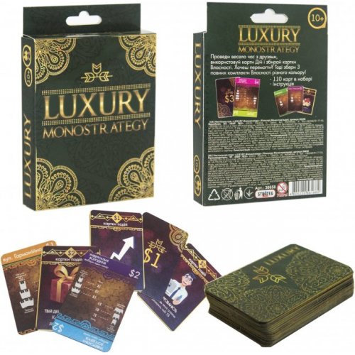 Карточная игра 30658 "Luxury Monostrategy" настольная игра