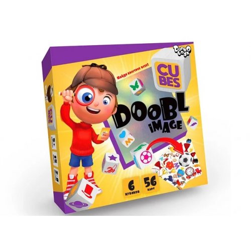 Настольная развлекательная игра "Doobl Image Cubes" рос (10)