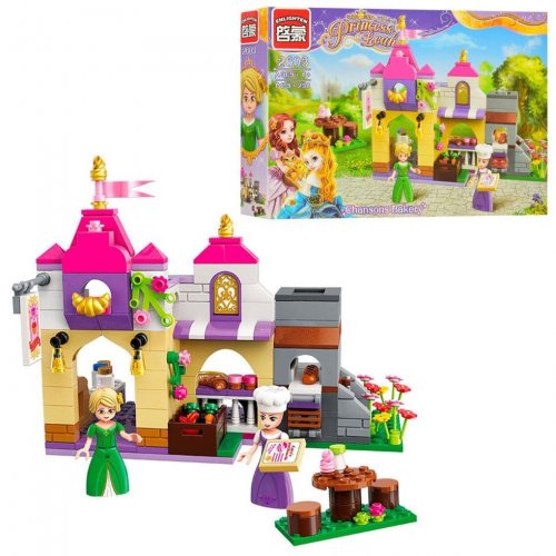 Конструктор BRICK 2603 розовая серия, кондитерская, фигурки,236дет,