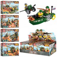Конструктор BRICK 1701-1704  воен. техника,фигурка,от 96 деталей