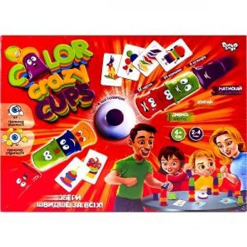 Развивающая настольная игра "Color Crazy Cubes" рус (10)