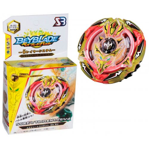 Запускалка бейблейд BEYBLADE SCREWTRIDENT