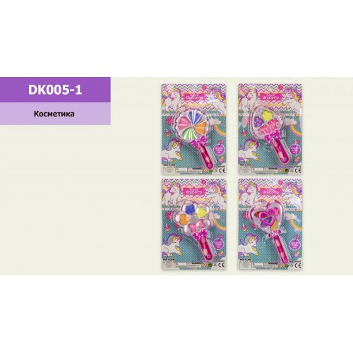 Косметика "Единорог" DK005-1 тени, кисточка, на планшетке