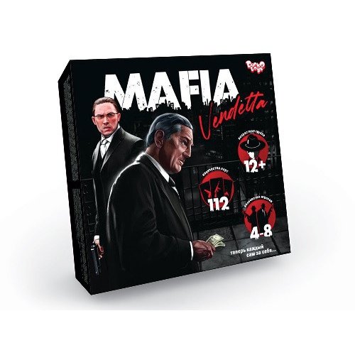 Развлекательная игра "MAFIA Vendetta" (10) настольная игра мафия
