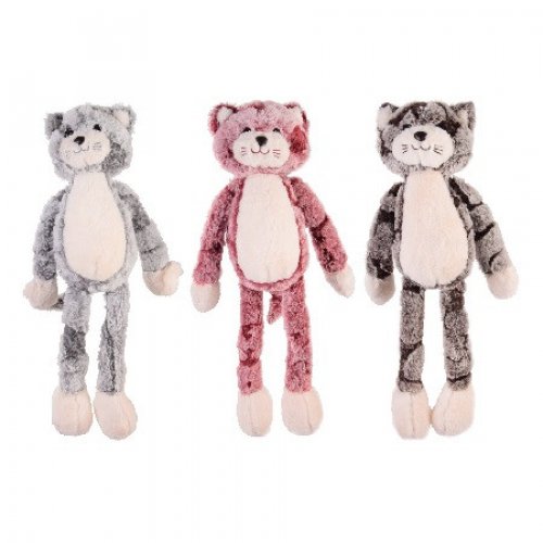 Мягкая игрушка M079 (50шт) кот, 3 цвета, р-р игрушки 50 см