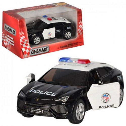 Машина метал "KINSMART" "Lamborghini Urus (Police)"