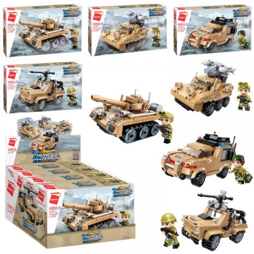 Конструктор Qman 22011 военная техника, фигурка, от 130дет