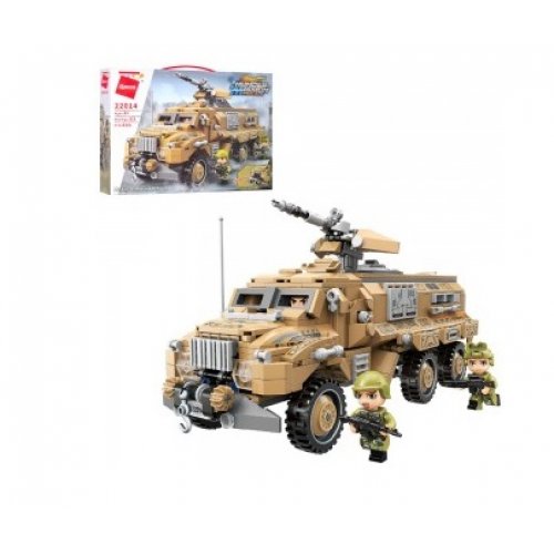 Конструктор Qman 22014 военная техника, фигурки, 603дет,