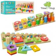 Деревянная игрушка Геометрика MD 2068, сложение, 70дет, в кор-ке, 35-12-8см