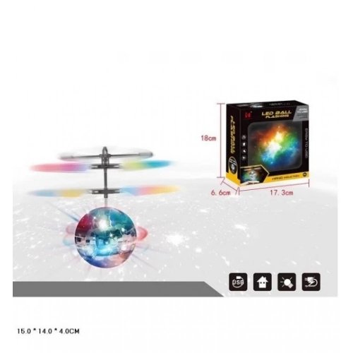 Запускалка летающий шар Led Ball Flashing Hand Induction