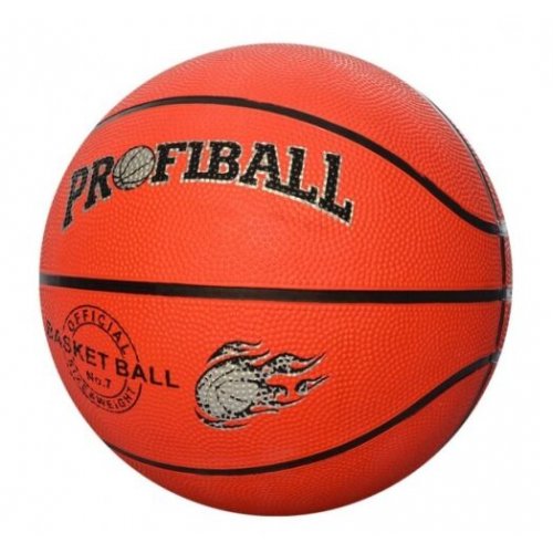 Мяч Баскетбольный PROFIBALL VA 0001 Размер7, Резина, 8панелей, Рисунок-Друк, 530-550г