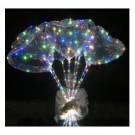 Воздушный светодиодный шар сердце ( LED лампы, 3 режима)