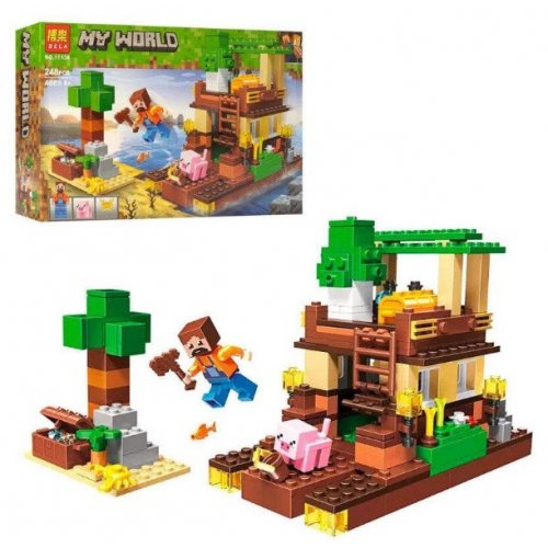 КОНСТРУКТОР BELA "MINECRAFT" (11136) ОСТРОВ СОКРОВИЩ, 248 ДЕТАЛЕЙ