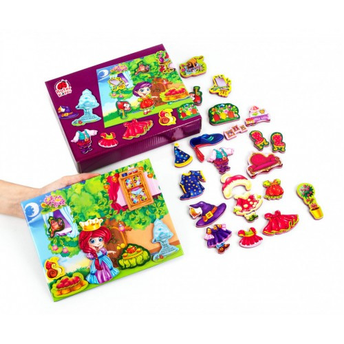 Игра настольная "Магнитная игра. Клубничная принцесса"