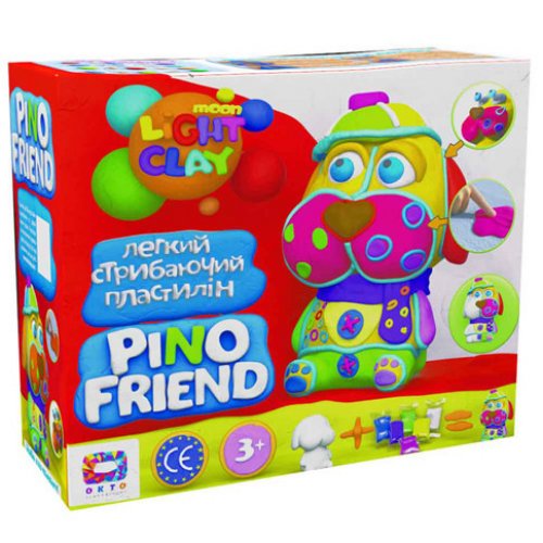 Набор легкого прыгающего пластилина ТМ Moon Light Clay Pino Friend Фред