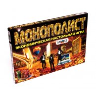Игра "Монополист", 348 Стратег, в кор-ке, 33-25-2,5см настольная игра