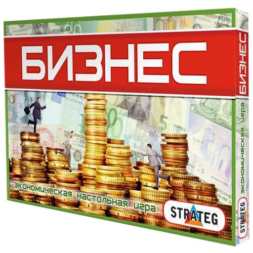 Игра "Бизнес", 362 (укр/рус.) Стратег, в кор-ке, 33-25-2,5см настольная игра