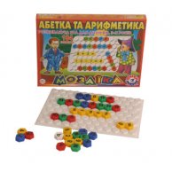 Игрушка мозаика "Азбука и арифметика ТехноК" (укр.)