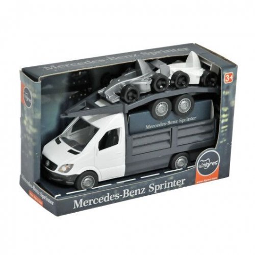 Автомобиль "Mercedes-Benz Sprinter" бортовой с лафетом (белый), 36970
