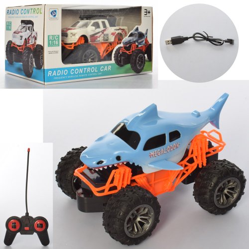 Джип 0088-DP-DS р / у, аккум, 1: 16, 22см, резин.колеса, USBзарядное