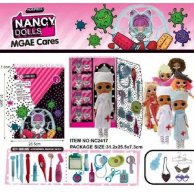 Игровой набор NANCY DOLLS NC2417 кукла с набором доктора + одежда, аксессуары