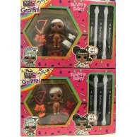 Игровой набор BELA DOLLS BL1184 граффити, 3ручки в копмл., можно разрисовать платье куколок
