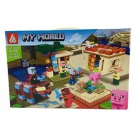 Конструктор MINECRAFT (майнкрафт) 585 деталей
