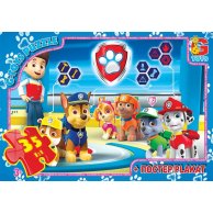 Пазлы ТМ "G-Toys" из серии "Paw Patrol" (щенячьем патруль), 35 эл.