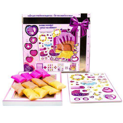 Набор для создания отпечатка для девочек ТМ Moon Light Clay Create fun