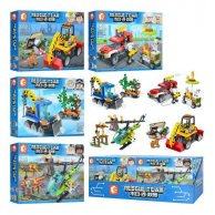 Конструктор 603017-603020 транспорт, фигурки,от 161 детали