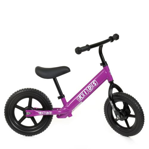 Беговел детский PROFI KIDS 12 д. М 5456B-4  колEVA,пласт.обод,подшипн,фиолетовый