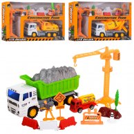 Набор игровой HT-30-31-32 стройтехника 3шт, фигурки, дорожные знаки