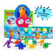 Флаффи-лизун в яйце DINO EGG с динозавриком