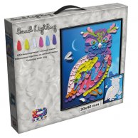 Картина с легкого пластилина ТМ Moon Light Clay Сова