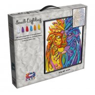 Картина с легкого пластилина ТМ Moon Light Clay Лев