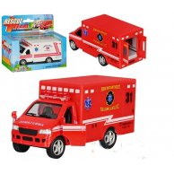 Машинка KS5259W (24шт) металл,инерционная