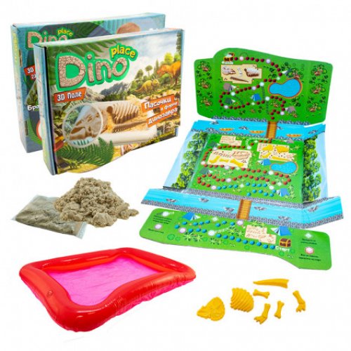 Творчество "Dino place", кинетический песок