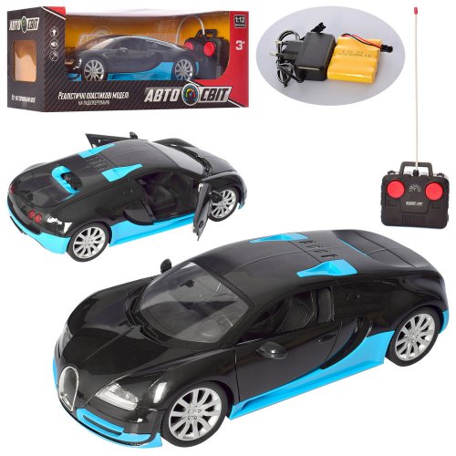 Машина AS-2200 АвтоМир, 1:12, р/у, аккум, 33см, свет, резин.кол
