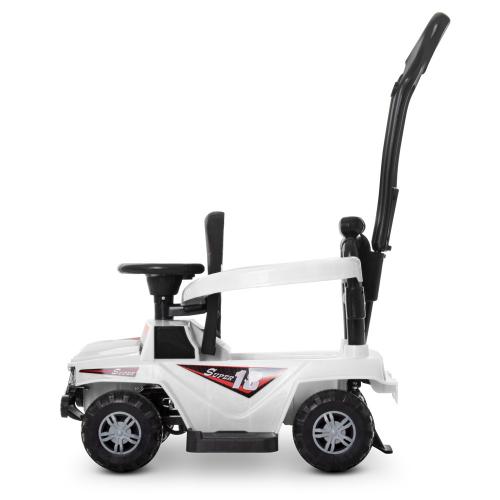 Каталка толокар Profi машинка детская белая (M 4231L-1)