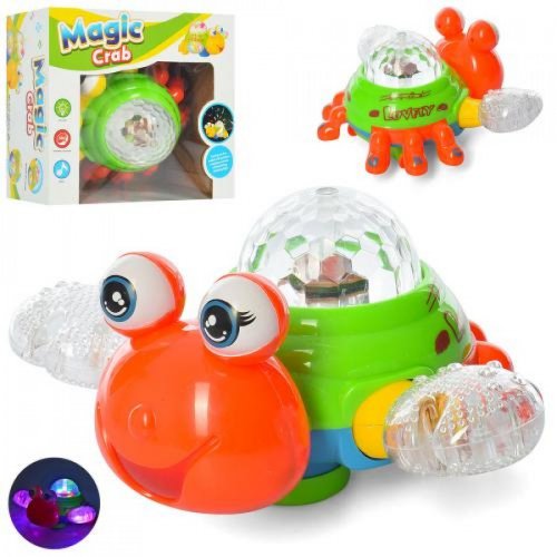 Игра 9930A краб, 18см, муз, свет, ездит на бат-ке, в кор-ке