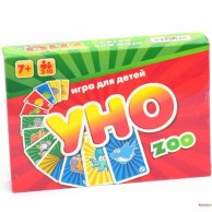 Настольная игра 40255 (рус) "УНО: детская ZOO"
