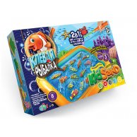 Игра большая. "2 в 1: "Клевый рыбак" и "кинетический песок KIDSAND"(5), KRKS-01-01