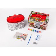Набор креативной творчество "My Color Case" косметичка-раскраска (5), CОC-01-01, 02, 03,04,05